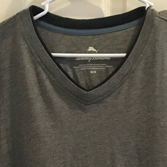 TOMMY BAHAMA gray short sleeve tee shirt - Picture 4 of 6